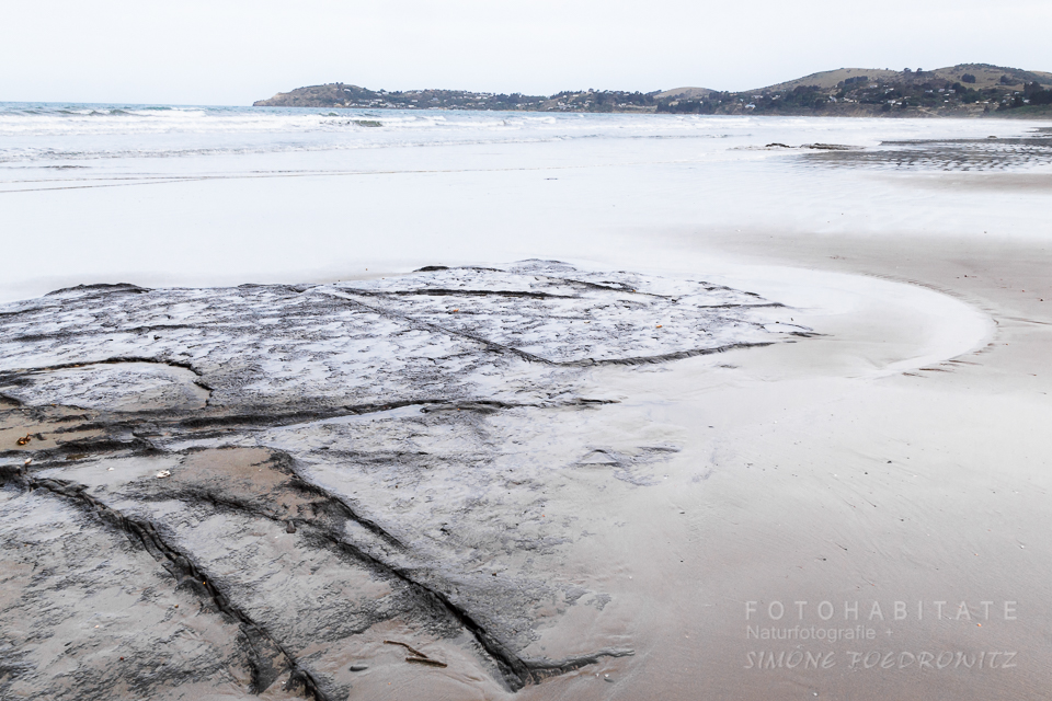 Muster im Sandstrand